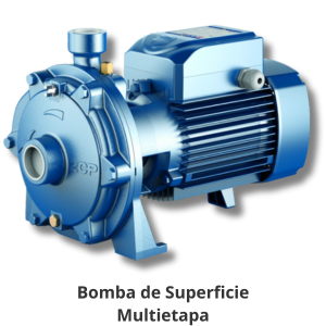 Bomba de superficie multietapa PEDROLLO, 450 l/m, 112 mca, motor trifásico IE3