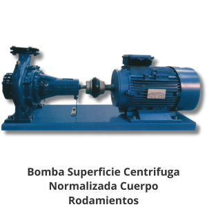 Bomba centrífuga normalizada con cuerpo de rodamientos, 360 m³/h, 98 mca, motor acoplado PEDROLLO